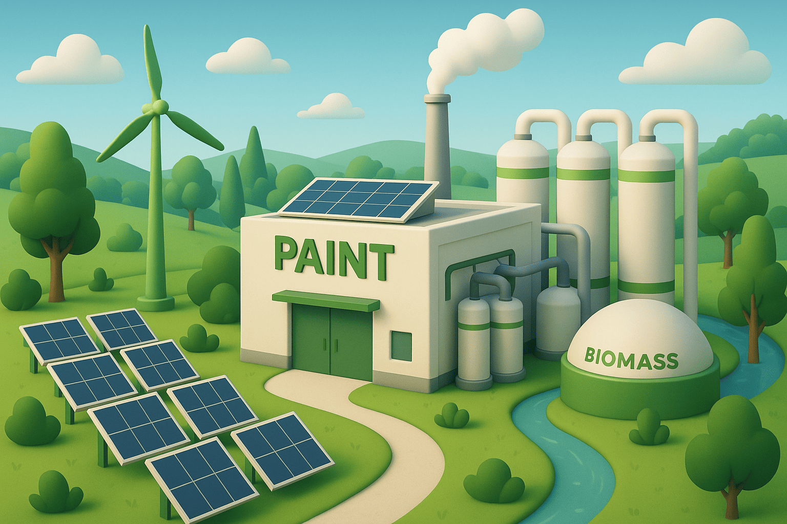 🌿Así serán las plantas de pintura del futuro: sostenibilidad que transforma