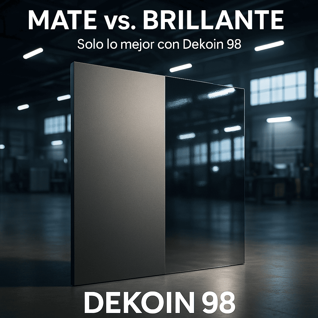Acabados Mate vs. Brillante: diferencias y cómo elegir el mejor acabado para tu proyecto