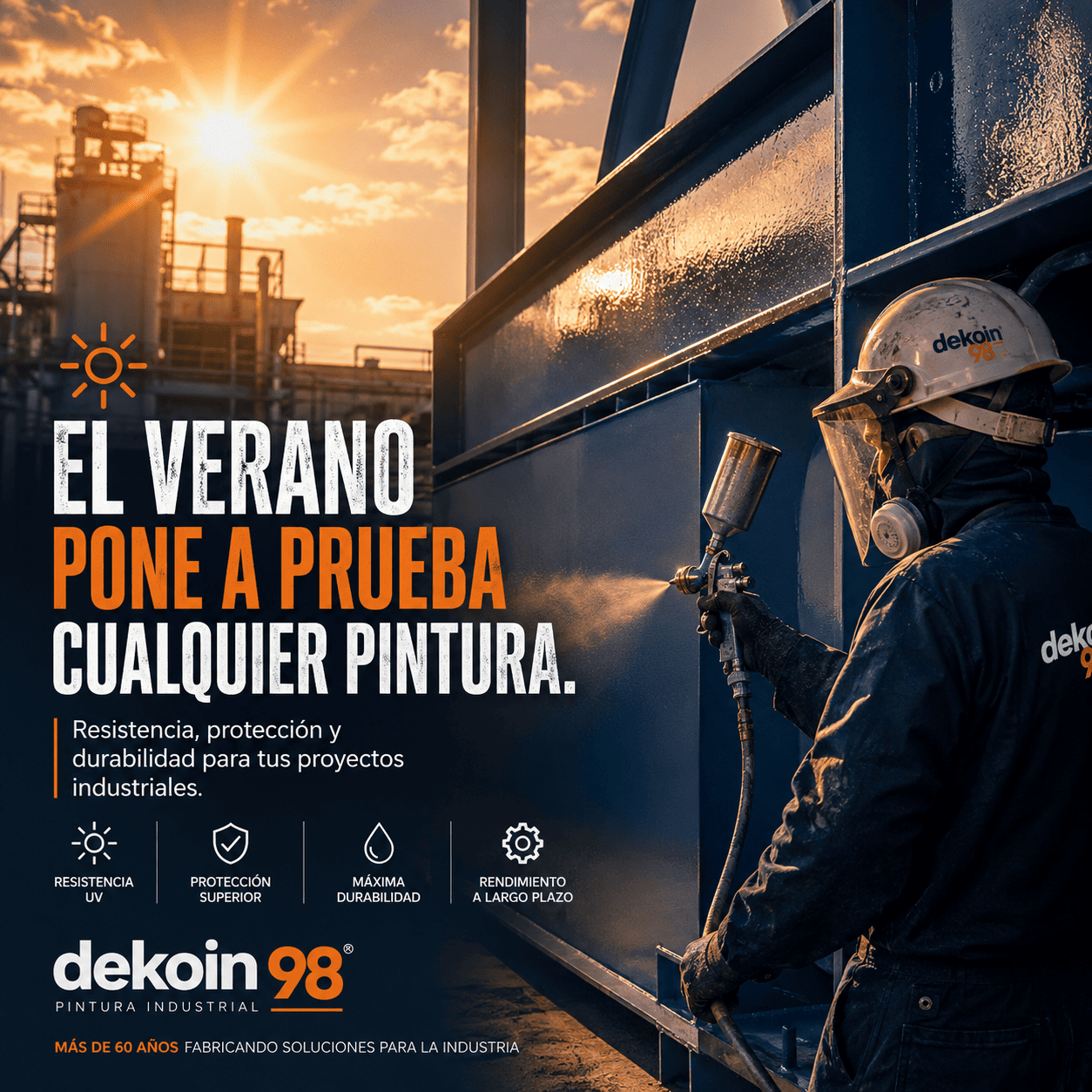 ¿Está preparada tu pintura industrial para soportar las condiciones extremas del verano?